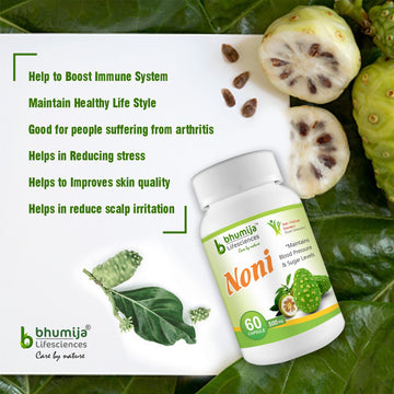 Bhumija Lifesciences Noni 60 Capsules - 500 Mg